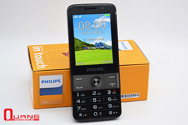Philips E518 - Pin Khủng Chạy Android | Quangmobile